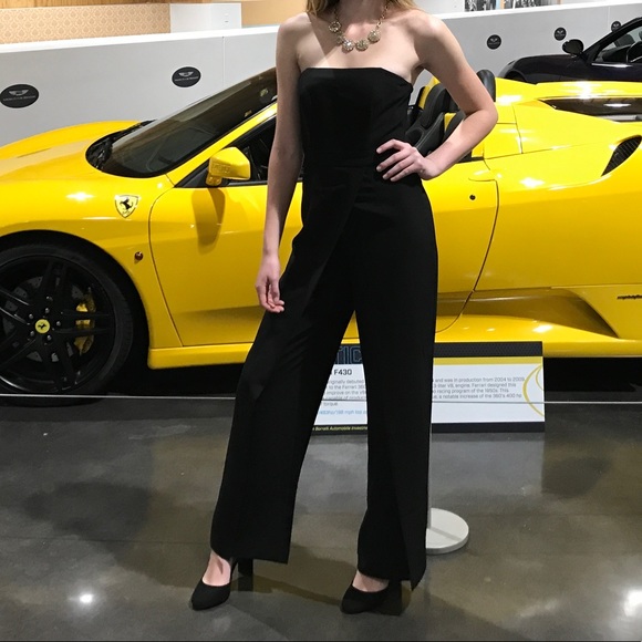 White House Black Market Split Leg Jumpsuit Size 0 - Picture 7 of 7